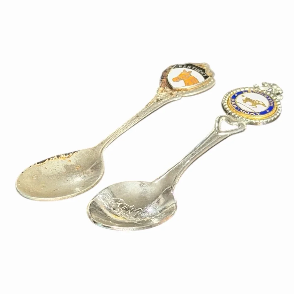 Vintage Kentucky Souvenir Collector Spoons‎